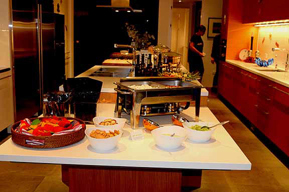 A Silver Platter buffet prepared for guests